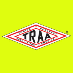 TRAA - GSS Safety Class 3 Two Tone Reflective Tape Full Zip Hooded Sweatshirt with Black Bottom Design