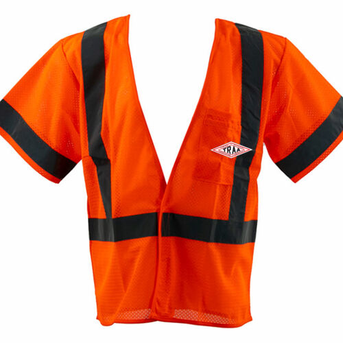 TRAA -  AW DIRECT Class 3 Vest, Velcro Closure with Silver Tape Thumbnail