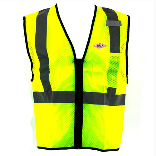 TRAA - ML Kishigo Class 2 Economy Single Pocket Zipper Mesh Vest Thumbnail