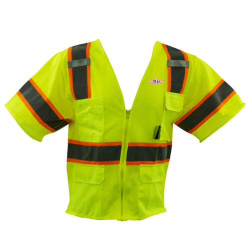 TRAA - GSS Safety Class 3 Premium Two Tone Reflective Safety Vest w/6 Pockets Thumbnail