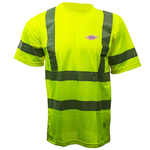 TRAA - Work King Short Sleeve Safety Segmented Stripes T-Shirt Thumbnail